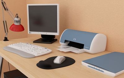 電腦打印機音響功放電視電子產(chǎn)品C4D模型